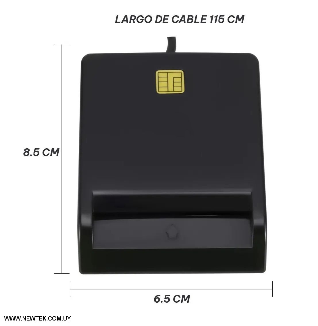 Lector de Cedula Digital USB Smart Card Lectora de Tarjeta con chip Compatible