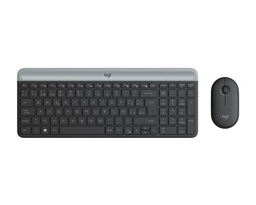 LOGITECH Combo De Teclado y Mouse Inalambrico Negro o Rosado MK470 Promo