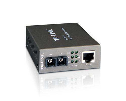 Transceiver Media Converter TP-Link MC100CM LAN 10/100M Fibra multimodo CS 2Km