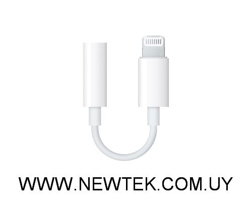 Apple Adaptador Lighning a Jack de Auriculares 3.5mm MMX62AM/A