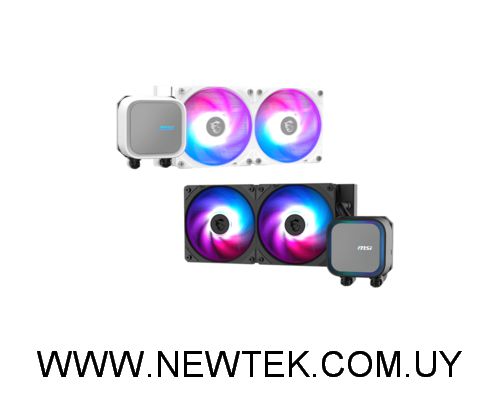 Disipador Fan CPU Cooler MSI MAG A13 240MM Blanco y Negro