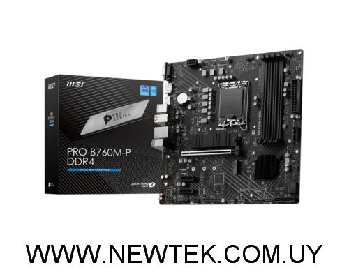 Placa Madre MSI Pro B760M-P DDR4 Socket 1700 m.2 Pcie4