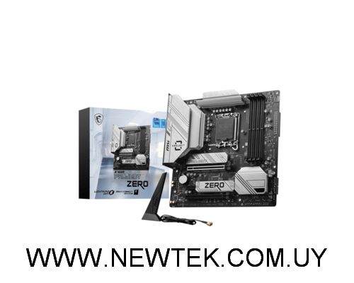 Placa Madre MSI B760M PROJECT ZERO DDR5 Pcie 5.0 Socket 1700 HDMI Displayport