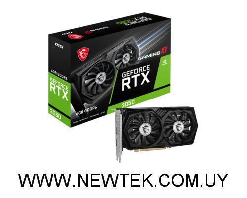 Tarjeta de video MSI GeForce RTX 3050 GAMING X 6G OC