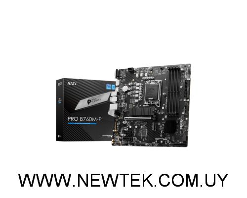 Placa Madre MSI Pro B760M-P DDR5 Socket 1700 m.2 Pcie4