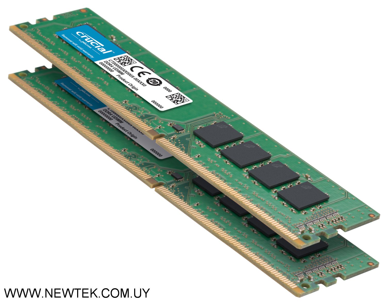 Memoria RAM Crucial 16GB DDR4 2666mhz LC19 UDIMM 1.2v CT16G4DF/D8266-RA266