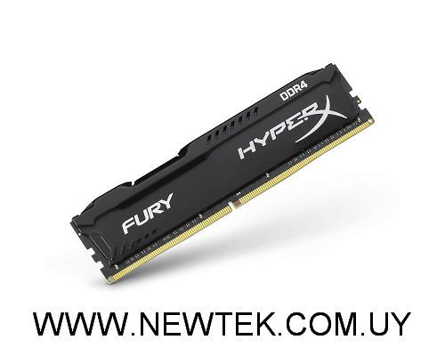 Memoria Kingston HyperX Fury 16GB DDR4 RAM 2666Ghz HX426C16FB/16 Disipada Black