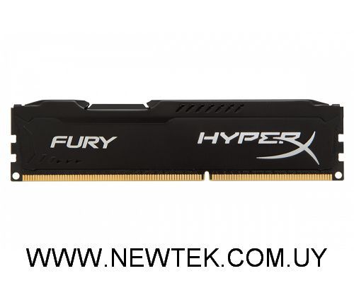 Memoria Kingston HyperX Fury 8GB DDR3 RAM PC 1866Ghz HX318C10FB/8 Disipada Black