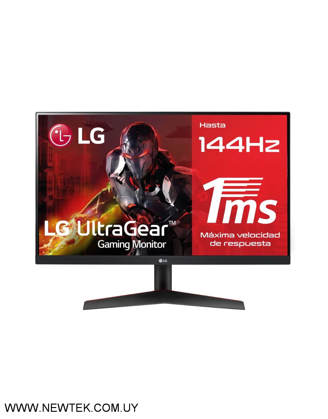 Monitor LED LG 24GN600-B 24" Pulgadas FHD 144Hz 1ms IPS AMD FS UltraGear Gaming