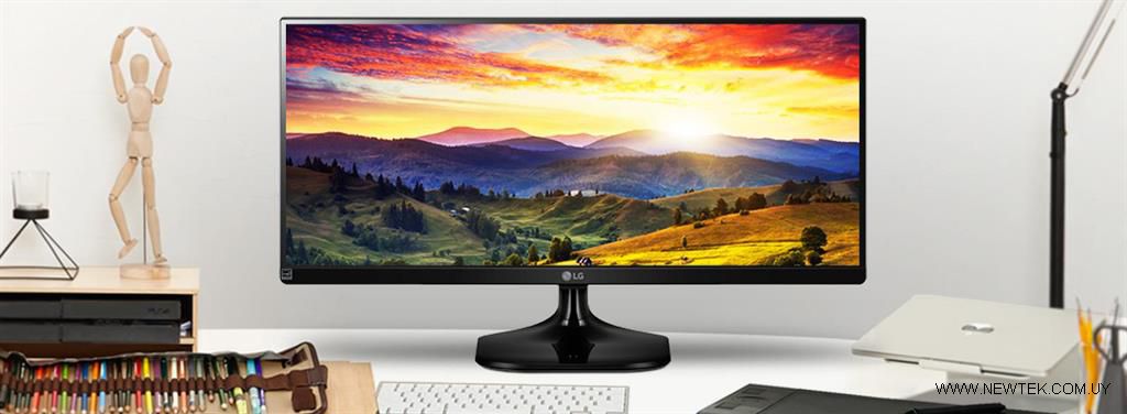 Monitor LED LG 25UM58 UltraWide 25" pulgadas 2560x1080p 21:9 Full HD IPS 5ms