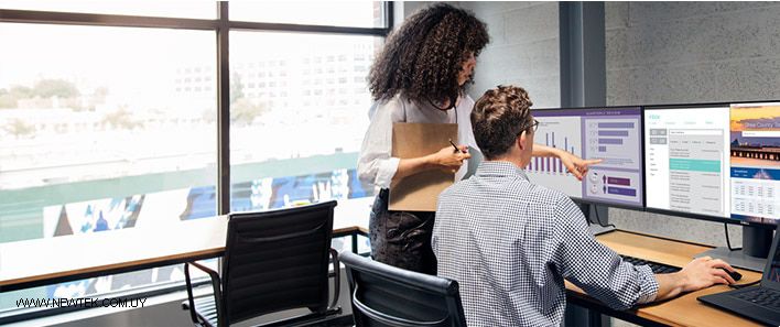 Monitor Dell LED P2419H 24" Pulgadas 1920x1080 1000:1 5ms HDMI VGA DP USB