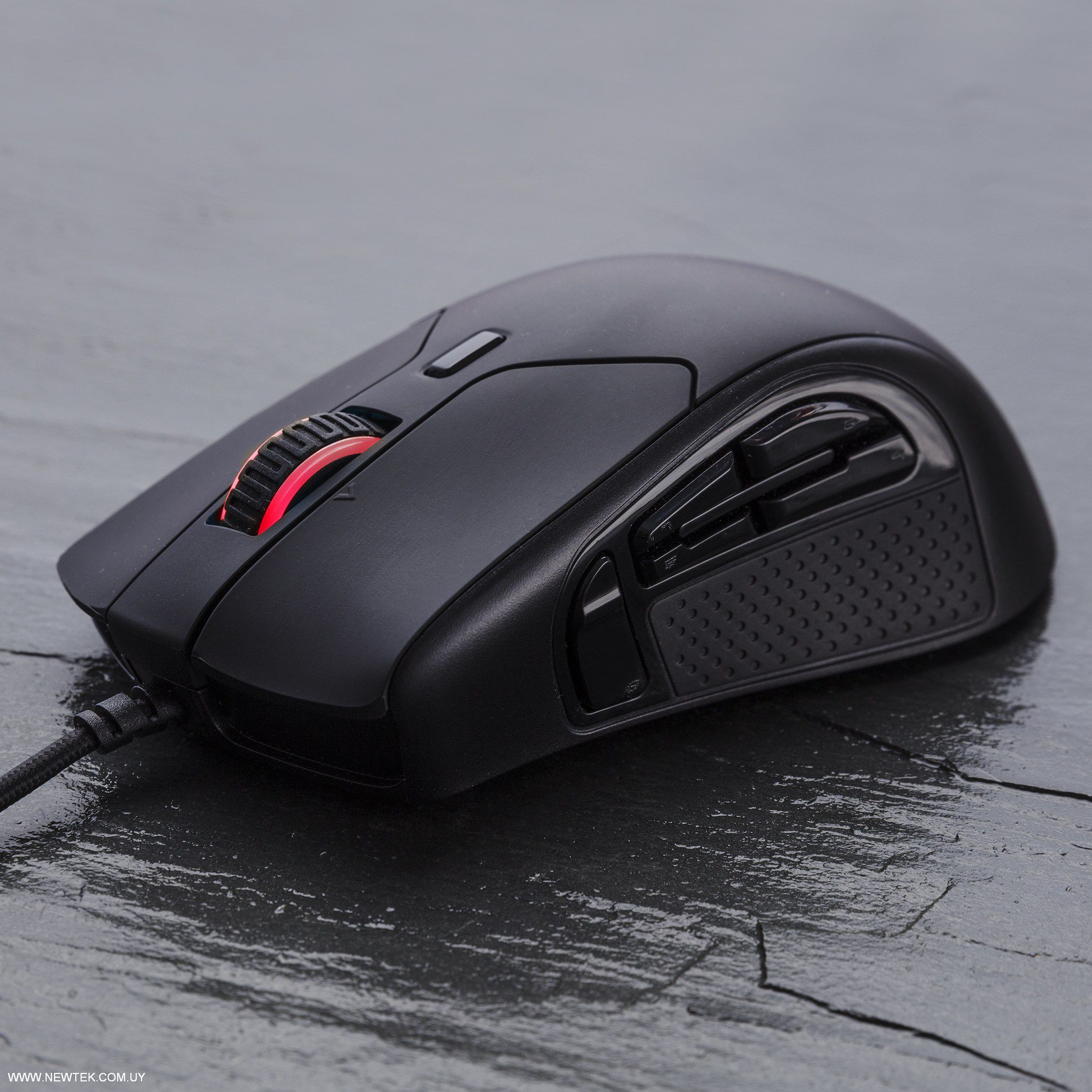 Mouse Cableado HyperX Pulsefire Raid HX-MC005B 11 Botones 16.000 DPI Gaming RGB