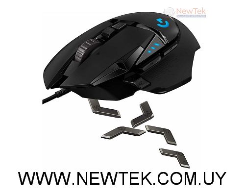 Mouse Cableado Logitech G502 Gaming Hero 910-005550 16000Dpi 11 Botones Program.