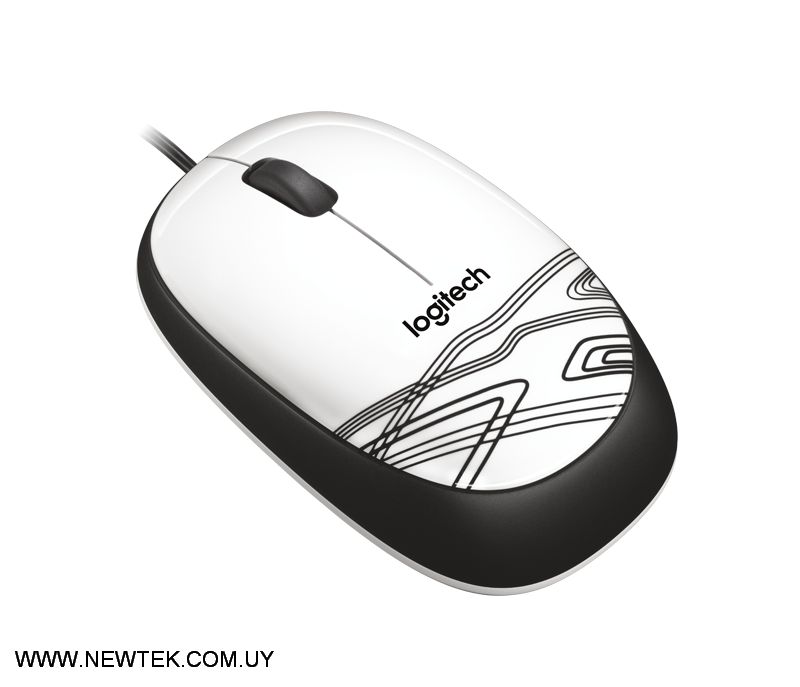 Mouse Cableado Logitech M105 910-003138 ambidiestro Puerto USB 1000 dpi Blanco
