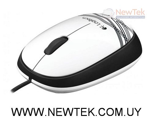 Mouse Cableado Logitech M105 910-003138 ambidiestro Puerto USB 1000 dpi Blanco