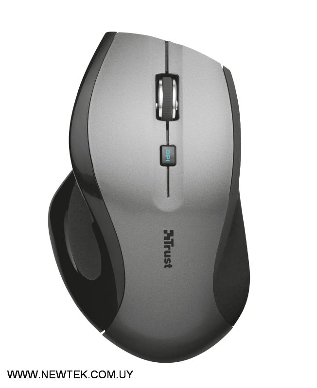 Mouse TRUST MaxTrack Inalambrico 6 botones 1600 dpi Rango de alcance 6 Metros