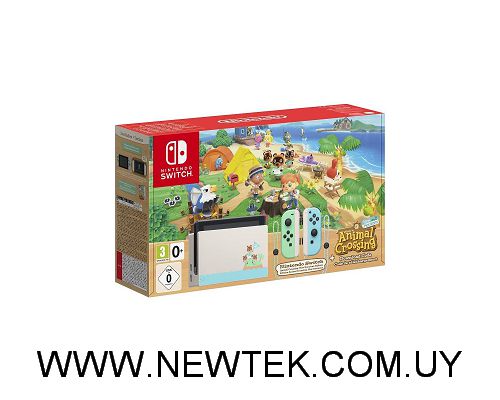 Consola Nintendo Switch Animal Crossing Pantalla 6.2" 32Gb Memoria Expandible