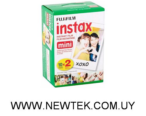 Papel Fujifilm INSTAX Mini Instant Film x 20