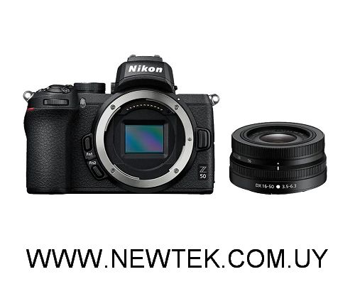 Camara Digital Nikon Z50 II con lente 16-50mm 20,9 MP