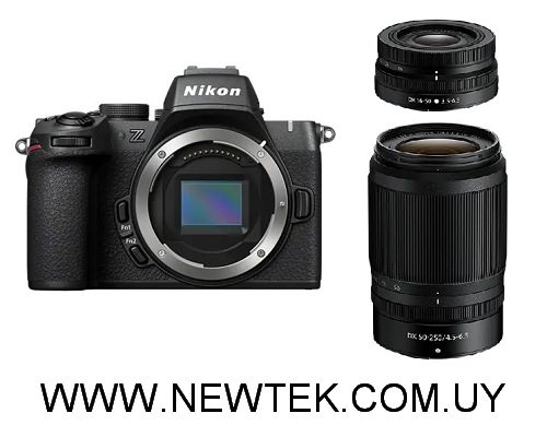 Camara Digital Nikon Z50 II con lente 16-50mm + 50-250mm 20,9 MP