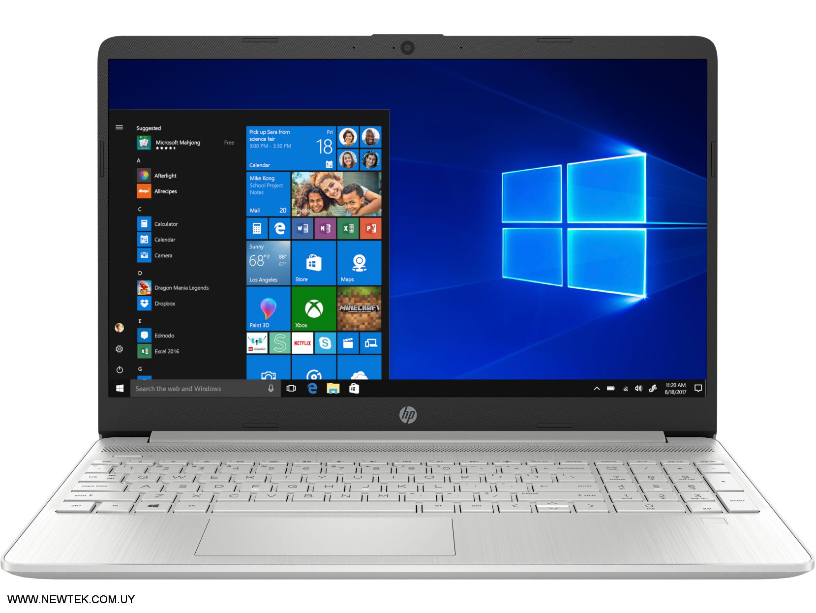 Notebook HP 15-dy2055la (3A8V9LA) Core i5-1135G7 Mem 8GB SSD 256GB 15.6" FHD W10