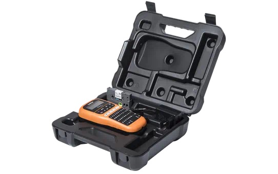 Rotuladora de etiquetas Brother PT-E110VP con teclado QWERTY + Maletin