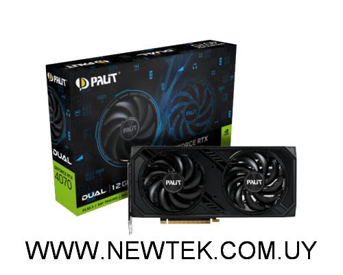 Tarjeta de video Palit GeForce RTX 4070 Dual 12GB GDDR6