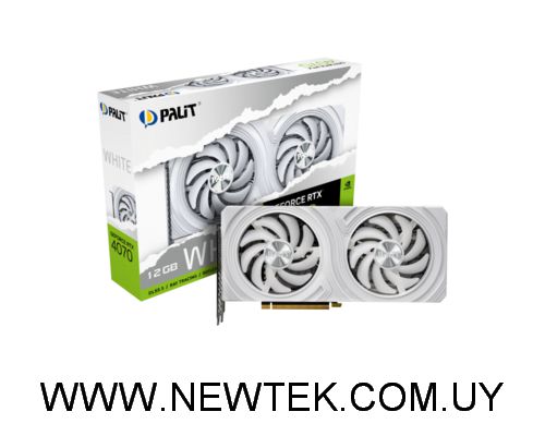 Tarjeta de video Palit GeForce RTX 4070 White 12GB GDDR6X