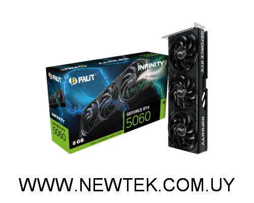 Tarjeta de video Palit GeForce RTX 5060 Infinity 3 8GB GDDR7