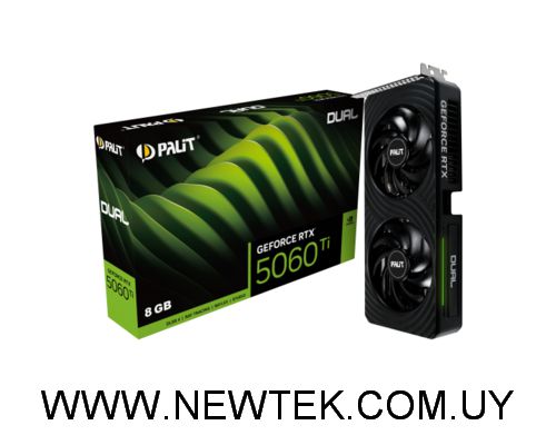 Tarjeta de video Palit GeForce RTX 5060 Ti Dual 8GB GDDR7