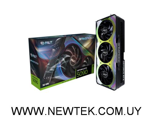 Tarjeta de video Palit GeForce RTX 5090 GameRock 32GB GDDR7