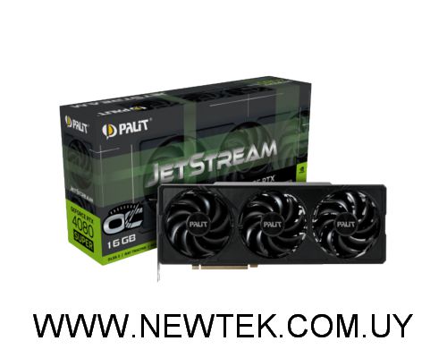 Tarjeta de video Palit GeForce RTX 4080 SUPER OC JetStream 16GB GDDR6X