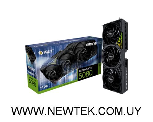 Tarjeta de video Palit GeForce RTX 5080 Gaming Pro 16GB GDDR7