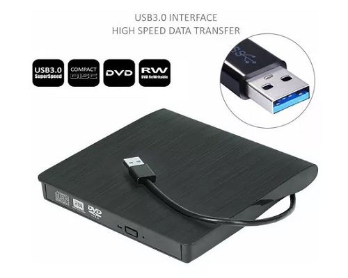 Grabadora Lectora DVD Externa Panasonic UJ8E1 Portable Con Conexión por USB