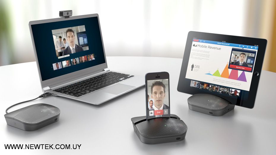 Parlante Logitech Mobile Speakerphone P710e 980-000741 Tipo Conferencia Portable