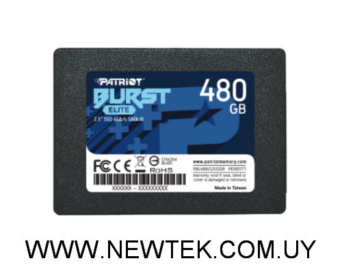 Disco Duro Estado Solido Patriot BURST ELITE 480GB 