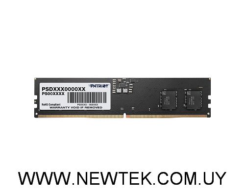 Memoria Ram Patriot DDR5 16GB 5600MHz CL 46 U-dimm