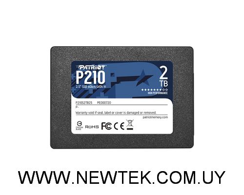 Disco Duro Estado Solido Patriot P210 2TB