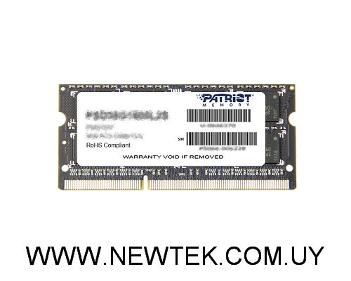Memoria Ram Patriot DDR3 8GB 1600MHz CL 11 So-dimm