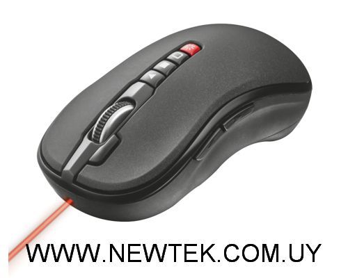 Presentador Mouse Trust 21191 Premo Inalambrico Laser funciones PowerPoint