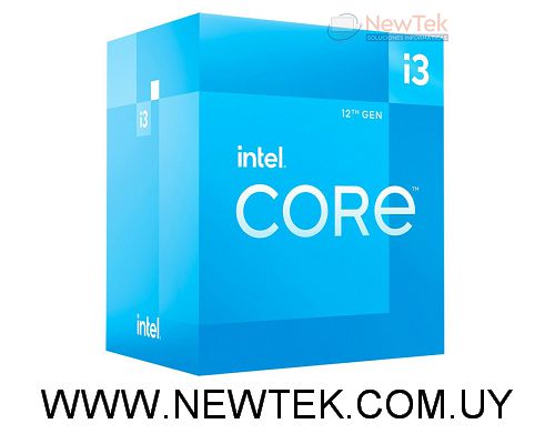 Procesador Intel Core i3-12100F Hasta 4.3Ghz 4 Nucleos Socket 1700 12va gen