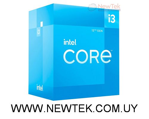 Procesador Intel Core i3-12100 Hasta 4.3Ghz 4 Nucleos Socket 1700 12va gen