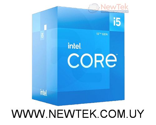 Procesador Intel Core i5-12400F Hasta 4.4Ghz 6 Nucleos Socket 1700 12va gen