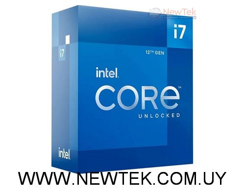 Procesador Intel Core i7-12700KF Hasta 5.0Ghz 12 Nucleos Socket 1700 12va gen