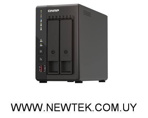NAS QNAP TS-253E-8G Celeron J6412 8GB DDR4 2,5GbE 2 bahías Sata 2 Ranuras NVME