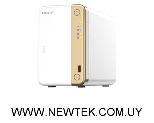 NAS QNAP TS-216G Celeron N4505 4GB DDR4 2,5GbE 2 bahías Sata 2 Ranuras NVME