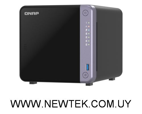 NAS QNAP TS-432X-4G Alpine AL524 16GB DDR4 10GbE +SFP 4 bahías Sata ranura NVME