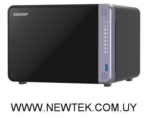NAS QNAP TS-632X-4G Alpine AL524 4GB DDR4 10GbE +SFP 6 bahías Sata ranura NVME