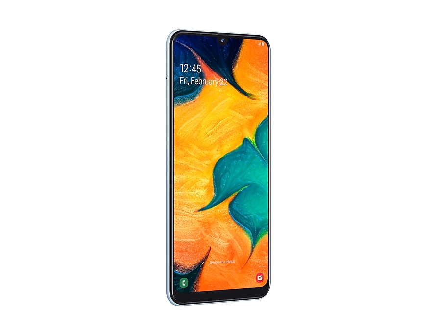 Celular Samsung A30 DS Black RAM 4GB Mem 64GB Cámara 16Mpx Trasera Dual 16+5Mpx