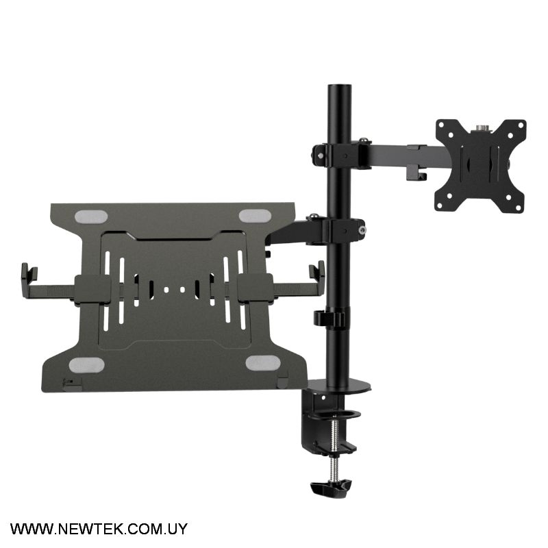 Soporte de Mesa KLIPXTREME KMM-301 Notebook y Monitor de 13" a 32" Articulado